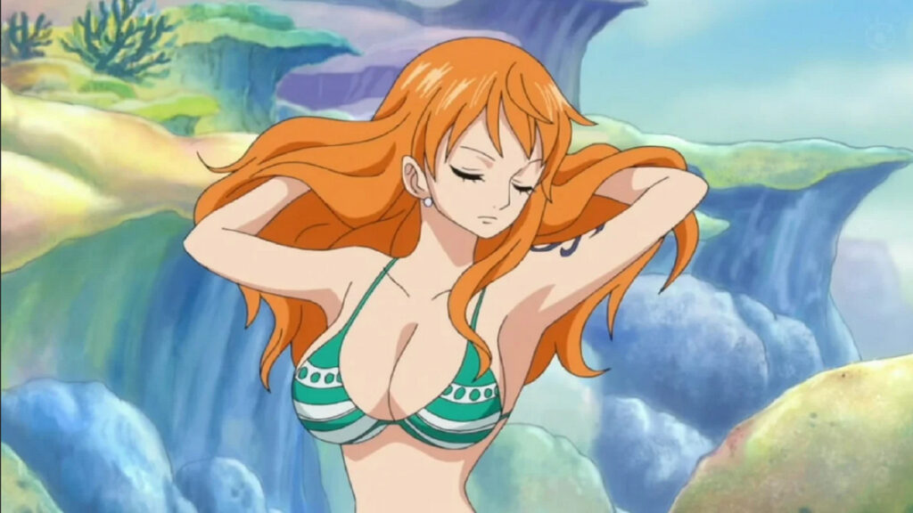 Nami, un exemple typique de la sur-sexualisation des personnages féminins dans One Piece // Source : One Piece