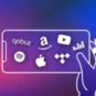 Apple Music, Spotify, YouTube Music, Deezer, Tidal, Amazon Music, Qobuz // Source : Frandroid