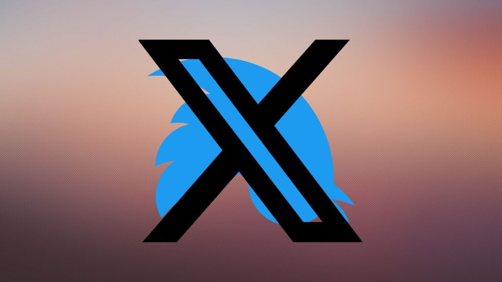 Logos de X et Twitter. // Source : Wikimedia/CC/Sawyer Merritt, Twitter ; montage Numerama sur Canva