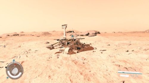 Le Rover Opportunity dans Starfield // Source : Capture Xbox