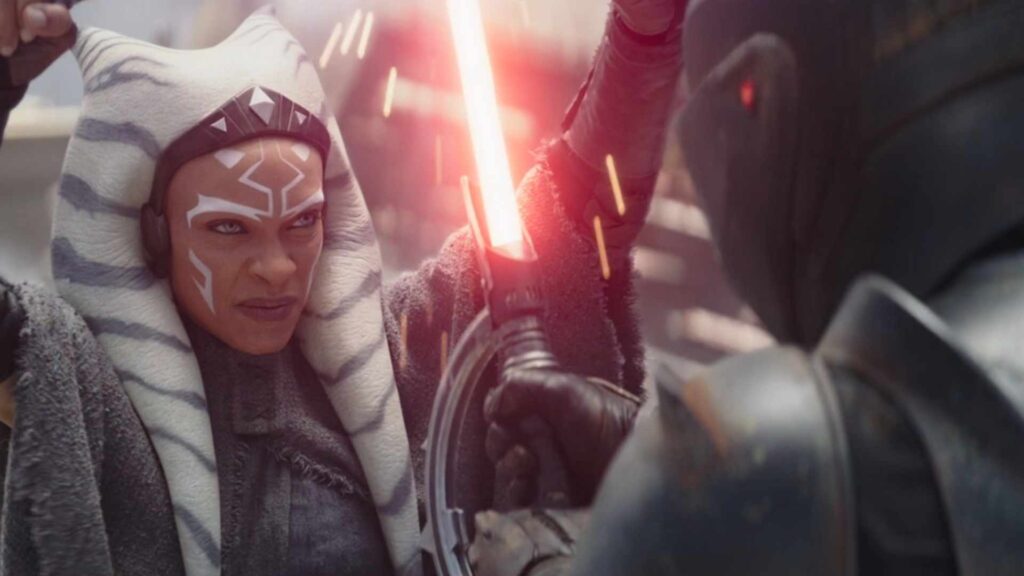 Ahsoka affronte Marrok // Source : LucasFilm / Disney+