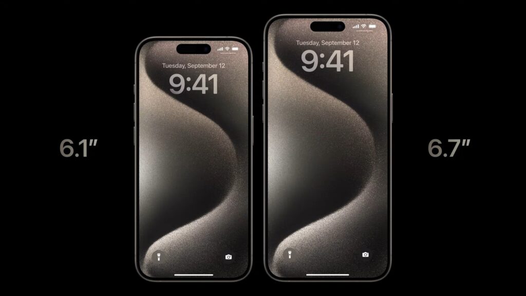 L'iPhone 15 Pro d'Apple // Source : Capture d'écran Numerama