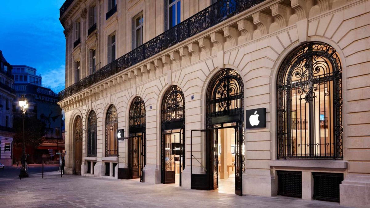 L'Apple Store d'Opéra, à Paris // Source : Apple