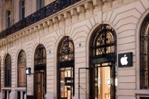 L'Apple Store d'Opéra, à Paris // Source : Apple