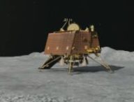 Chandrayaan-3 sur la Lune. // Source : ISRO