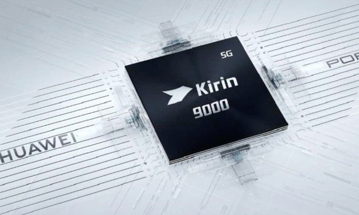 La puce Kirin 9000 de Huawei, lancée en 2020. // Source : Huawei