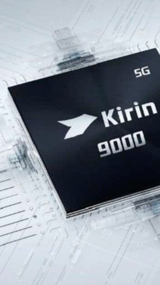 La puce Kirin 9000 de Huawei, lancée en 2020. // Source : Huawei