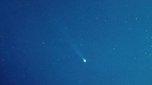 La comète Nishimura. // Source : Flickr/CC/paramsach (photo recadrée)