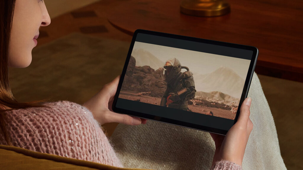 La tablette est parfaitement adapté pour regarder des films et séries // Source : Xiaomi