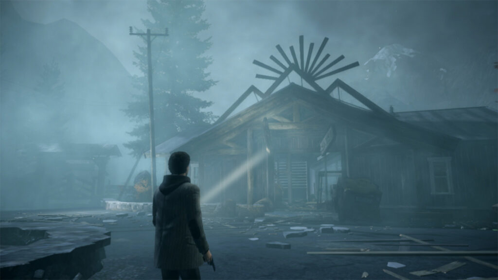 Alan Wake accuse ses 13ans, mais l'ambiance reste intacte // Source : Nintendo