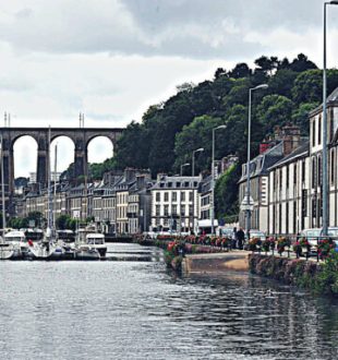 La ville de Morlaix a été obligée d'éteindre son système informatique. // Source : TourismeBretagne