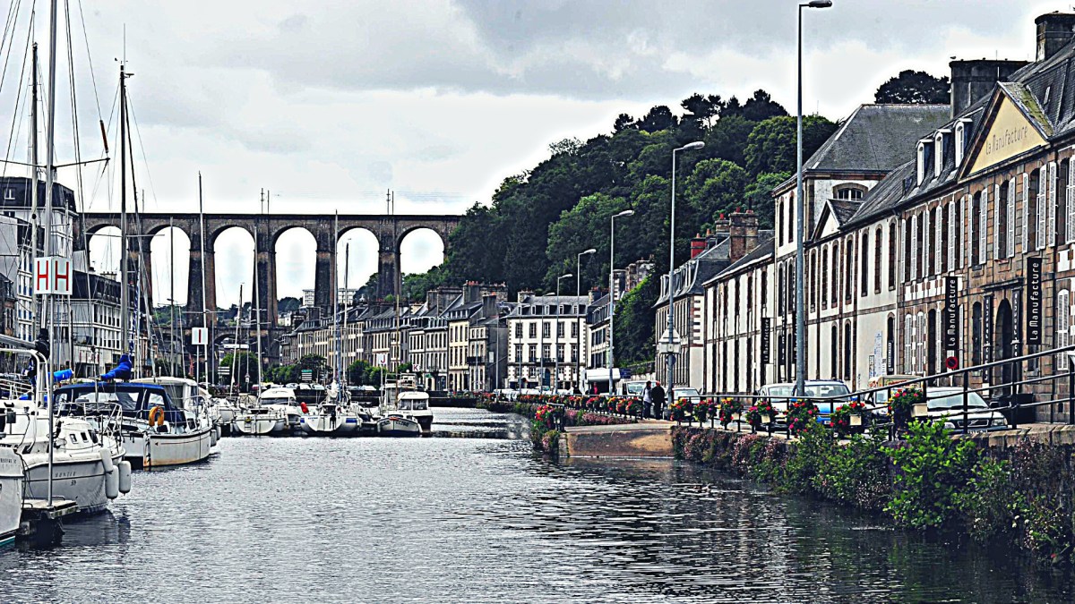 La ville de Morlaix a été obligée d'éteindre son système informatique. // Source : TourismeBretagne