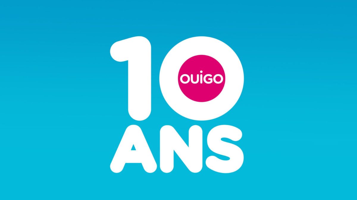 Ouigo 10 ans // Source : Ouigo