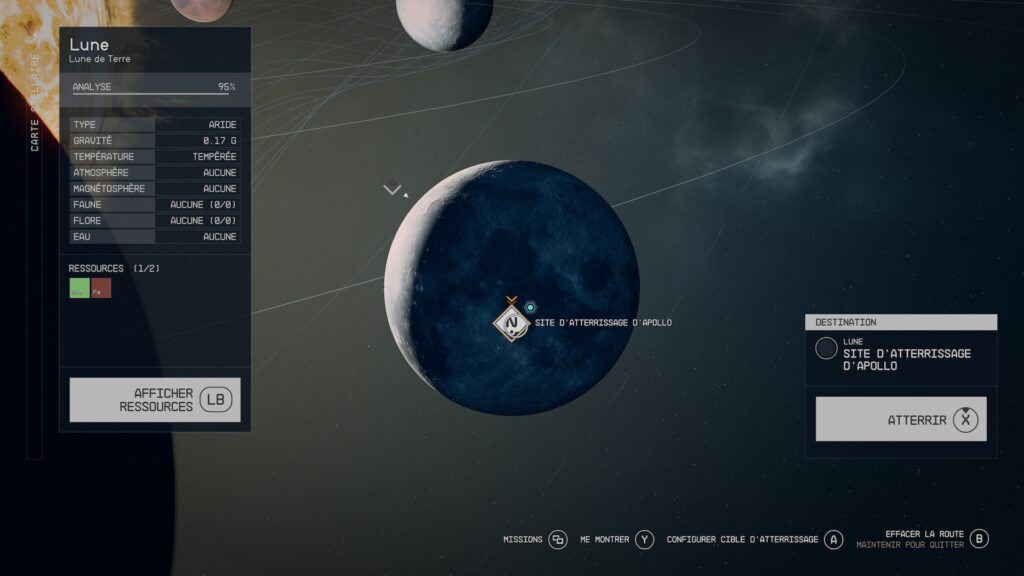 Apollo 11 est dans Starfield // Source : Capture Xbox