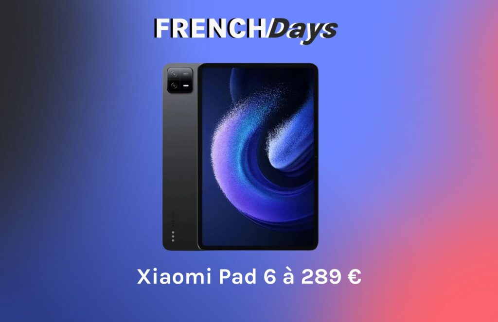 La dernière tablette de Xiaomi baisse son prix de 130 € pour les French Days // Source : montage Numerama