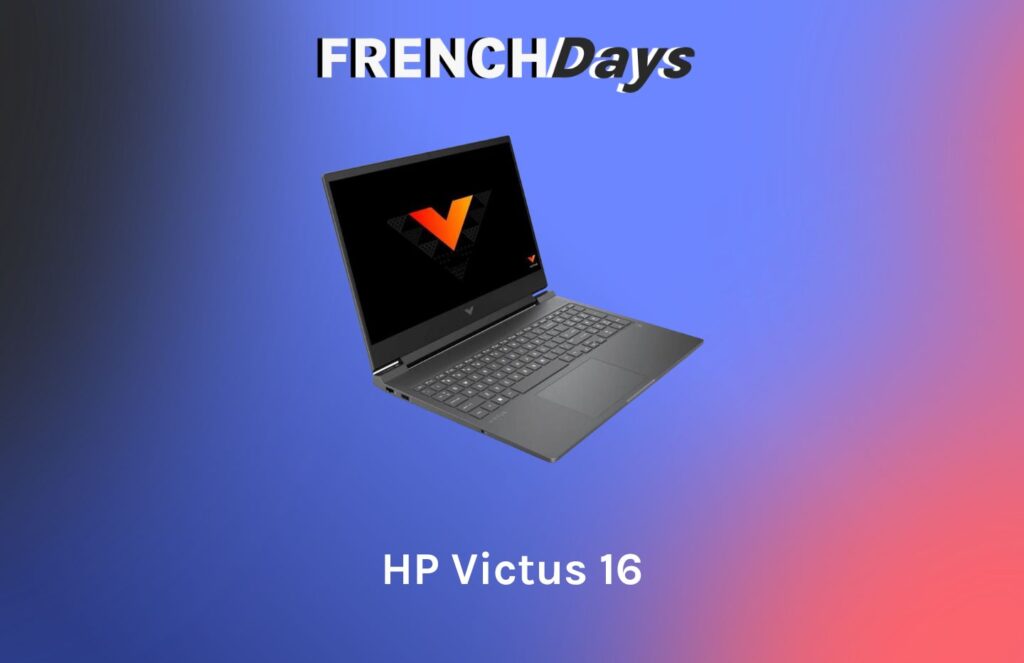 L'ordinateur HP Victus 16 est en promo pour les French Days // Source : montage Numerama