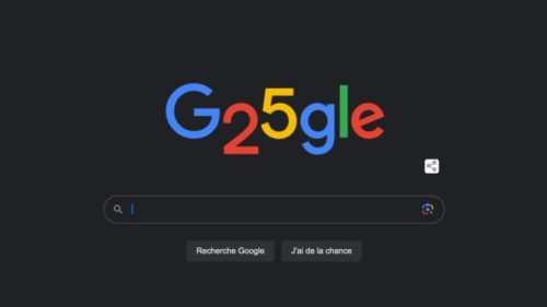 Google 25 ans // Source : Google