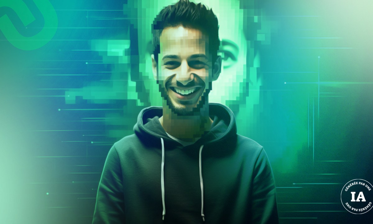 Hamza Bendelladj. // Source : Midjourney ; retravaillé par Claire Brakeh pour Humanoid