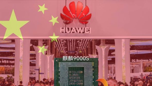 Chine et semi-conducteurs - SMIC 7nm Mate 60 Pro // Source : Photo : stand Huawei au MWC 2023 ©Adrian BRANCO