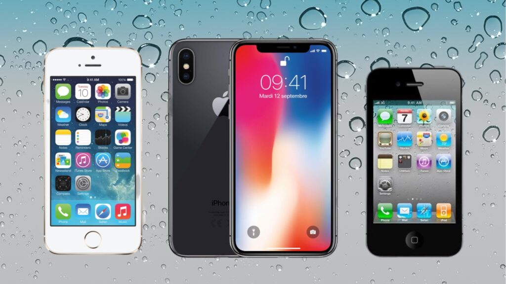 iPhone'a 5s, iPhone'a X i iPhone'a 4.
