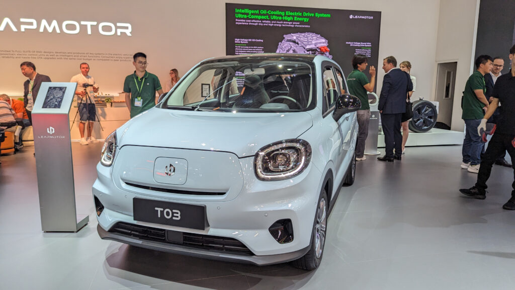 L'offrensive Leapmotor en Europe avec la T03 // Source : Raphaelle Baut L'offrensive Leapmotor en Europe avec la T03 // Source : Raphaelle Baut