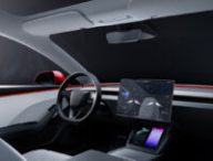 Intérieur de la Tesla Model 3 (2023) // Source : Tesla