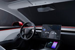 Intérieur de la Tesla Model 3 (2023) // Source : Tesla