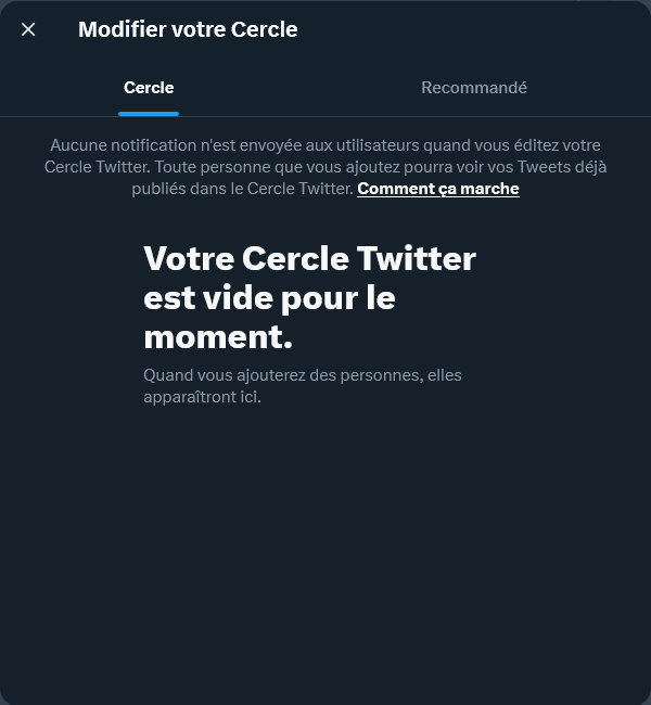 Twitter Cercle