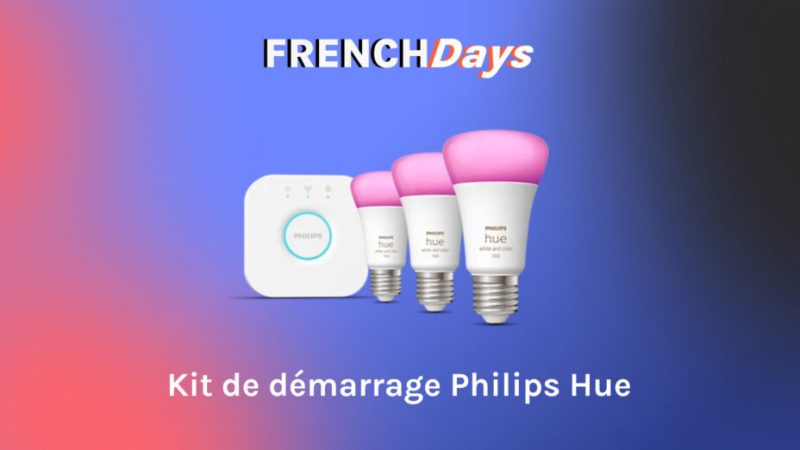 Envie d’embellir votre éclairage ? Ce pack Hue en promo pour les French Days est idéal