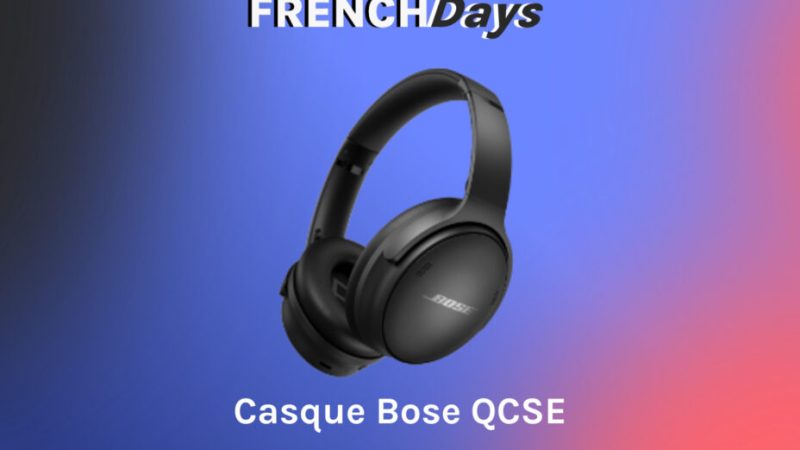 Identique au très bon QC45, le casque Bose QCSE est moins cher pour les French Days