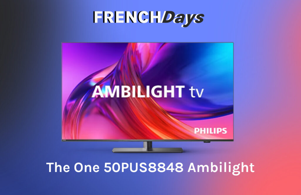 L'Ambilight peut aussi seulement projeté une lumière d'appoint // Source : Philips
