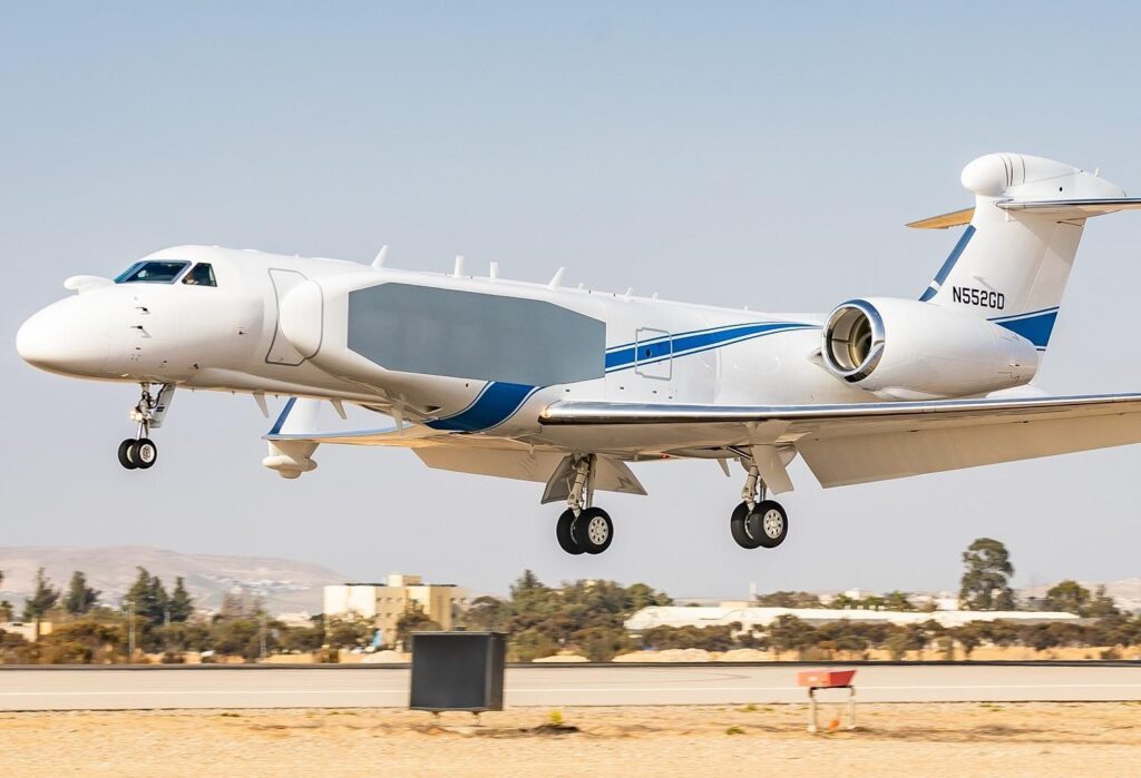 L'Oron, le dernier avion de surveillance des forces israélienne.  // Source : Israeli Air Force
