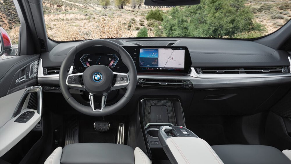 Intérieur du iX2 de BMW // Source : BMW