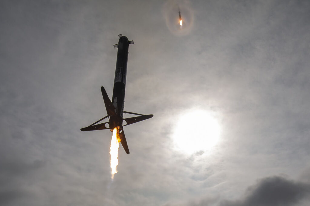 boosters falcon heavy