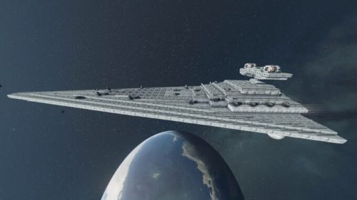 L’Imperial Star Destroyer dans Starfield // Source : Reddit