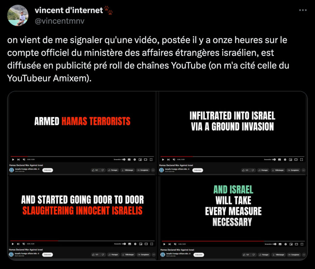 Le message sur X du journaliste Vincent Manilève // Source : X / Capture d'écran Numerama