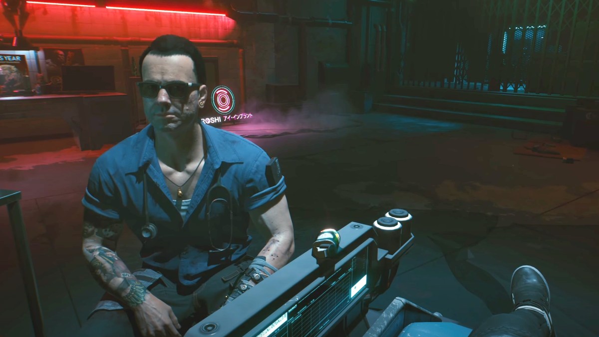 Viktor Vektor dans Cyberpunk 2077 // Source : Capture d'écran