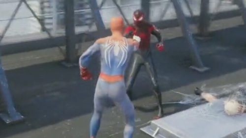 Mème Spider-Man dans Marvel's Spider-Man 2 // Source : Capture Twitter