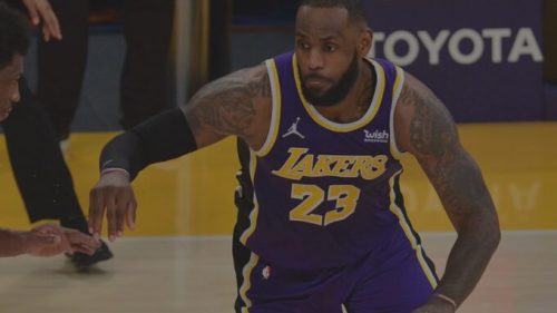 LeBron James avec les Los Angeles Lakers // Source : beIN Sports