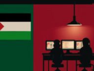 Le conflit Israel / Hamas est une opportunité pour des hackers. // Source : Numerama avec Midjourney