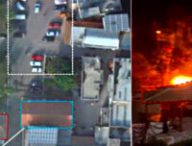 Une vidéo prise par un drone de l'armée israélienne donne des informations complémentaires. // Source : Tsahal