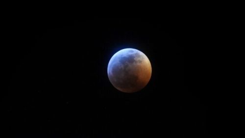 Éclipse lunaire partielle. // Source : Canva