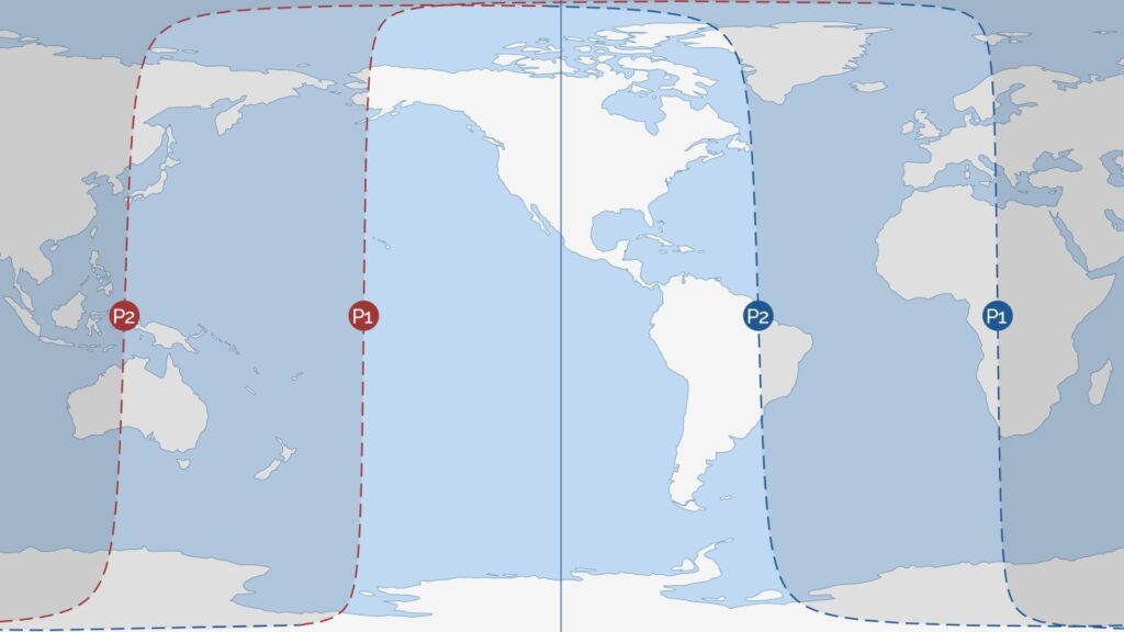 Carte de l'éclipse du 24 mars 2024. // Source : IMCCE