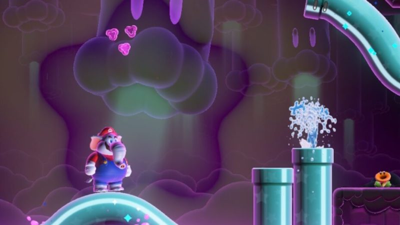Super Mario Bros. Wonder ressemble à une rave party sous LSD