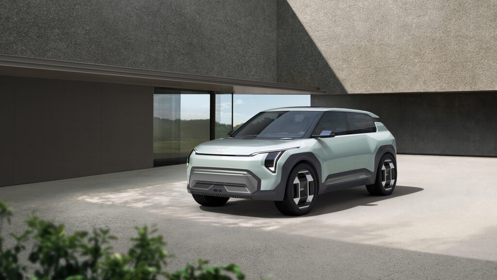 Kia EV3 futur SUV compact de la gamme // Source : Kia