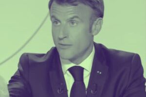 Emmanuel Macron sur TF1. // Source : TF1
