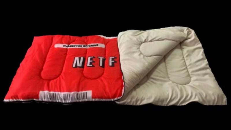 Netflix vend un sac de couchage Netflix