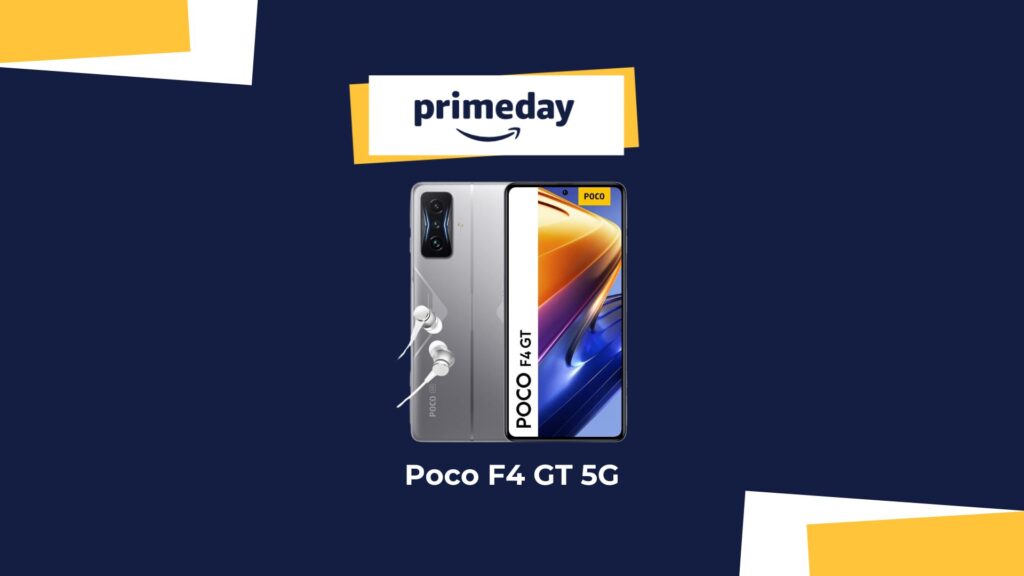 Le Poco F4 GT et en promotion pendant les Prime Day // Source : montage Numerama