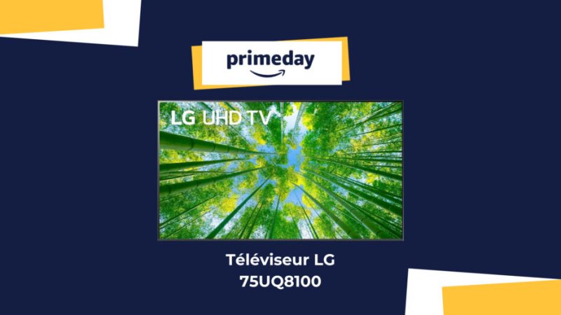 Cet énorme téléviseur LG est à un chouette prix pendant les Prime Day