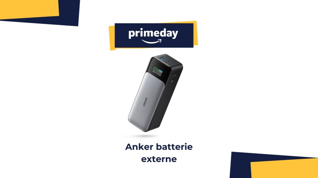 La batterie externe d'Anker en promotion pour les Prime Day // Source : montage Numerama